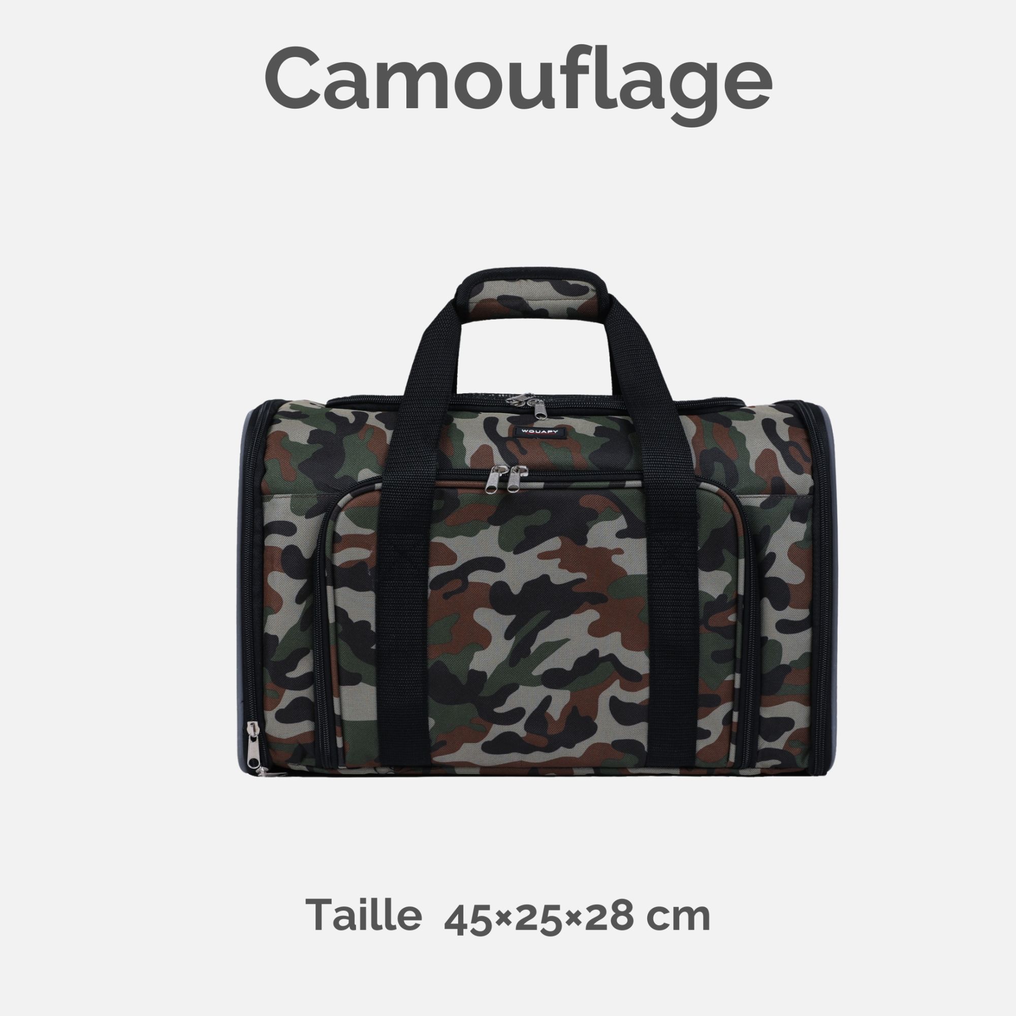 Sac camping camouflage